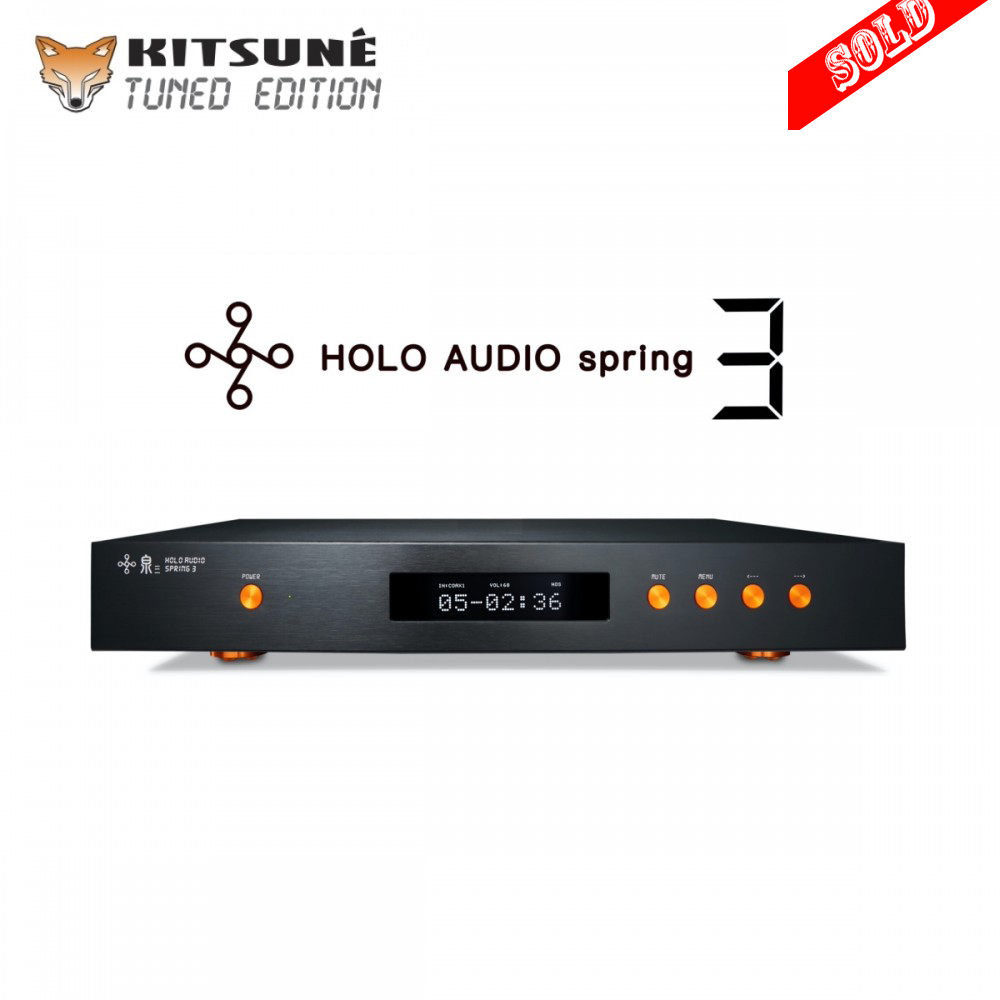 Holo Audio - Spring 3 DAC KTE -Kitsune edition (R2R - DSD1024) Dac  antipodes, server, downloading, streamer, USB, ethernet ,digital, music  ,sotm ,holo,coaxial,cable,metrum acoustics,roon,tidal ,cd player ,transport